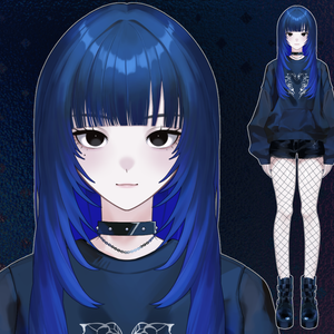 【パーツ分け済みPSD】地雷系の女の子【汎用モデル】
