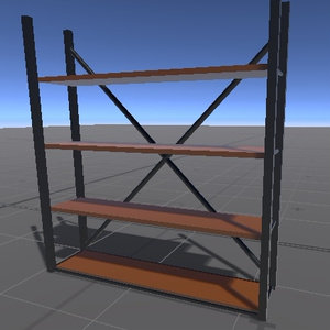 シンプルな棚【VRChat】【無料】