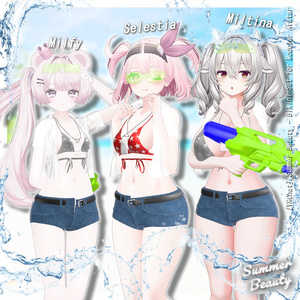9アバター対応 𝐒𝐮𝐦𝐦𝐞𝐫 𝐁𝐞𝐚𝐮𝐭𝐲: 𝐒𝐞𝐚𝐬𝐢𝐝𝐞 𝐖𝐡𝐢𝐬𝐩𝐞𝐫 🌊🍃 【ギミック】 缩略图 3