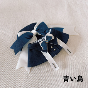 水色］にじぱぺっと ぬい服 ぬい帽子 ネコ耳ヘッドドレス 10cm