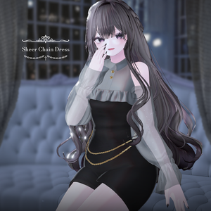 【25アバター対応】Cheer Chain Dress