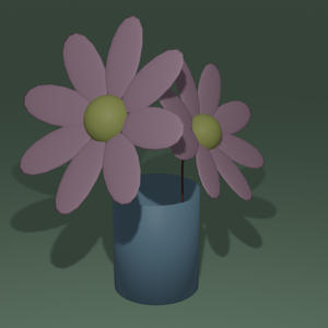 可愛いピンクのお花