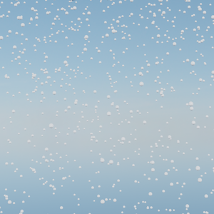幻想的な雪のシーン