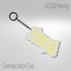Cinematic Neon Club 3D ロゴキーホルダー/ Keyring　#CNClub
