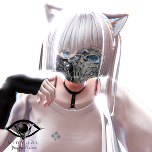 GOTH CYBER MASK/フリーサイズ有
