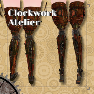 【14Avatar】スチームパンク風義手＆義足 ⚙Clockwork Atelier⚙/クロックワーク・アトリエ 缩略图 3
