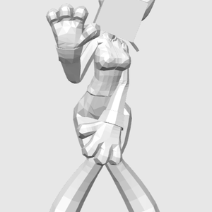 ハコさんフィギュア3Dデータ(STL/blend/3mf)