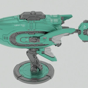 cyberfish  ３Ｄプリンタ製ガレージキット