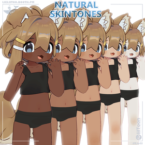 【V2】 肌の質感 Natural Skin ~ まめひなた mamehinata