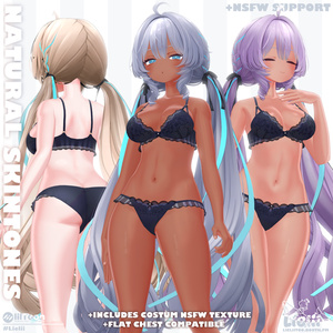 【Ramune ラムネ】 Skintones 肌の色 + Tanlines 日焼け跡 + Aesthetic hue