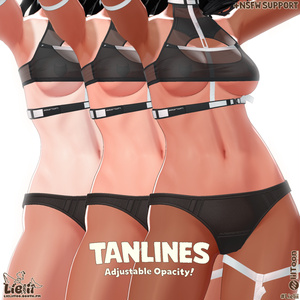 【V2】 【ウルキ・Uruki】 Skintones 肌の色 + Tanlines 日焼け跡 + Aesthetic hue 缩略图 4