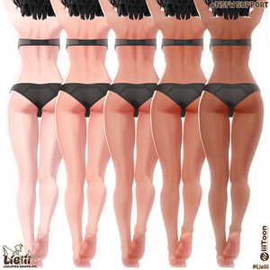 【V2】 【ウルキ・Uruki】 Skintones 肌の色 + Tanlines 日焼け跡 + Aesthetic hue 缩略图 2