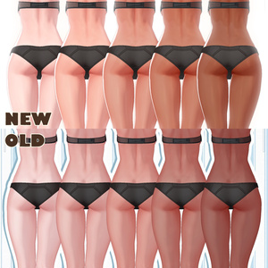 【V2】 【ウルキ・Uruki】 Skintones 肌の色 + Tanlines 日焼け跡 + Aesthetic hue 缩略图 8