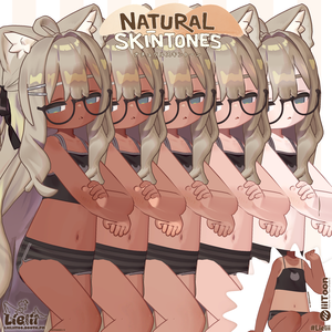 【V2】 【Kipfel キプフェル】 Skintones 肌の色 + Tanlines 日焼け跡 + Aesthetic hue