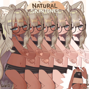 【V2】 【Kipfel キプフェル】 Skintones 肌の色 + Tanlines 日焼け跡 + Aesthetic hue