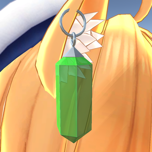 Crystal earring with custom shader