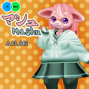 オリジナル3Dモデルデータ【マシュ】