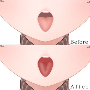 雫の瞳【Manuka】Makeup＋tongue＆eye  texture 缩略图 5