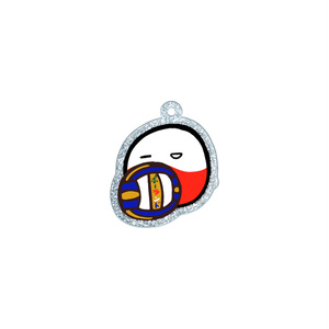 PBラメアクリルキーホルダー(ポーランド)