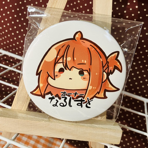 ナルシストちゃんのちょっと大きめ缶バッジ