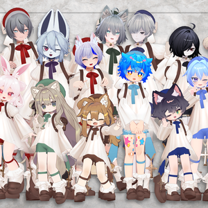 【全12アバター対応】🕊️Frill Carol🕊️