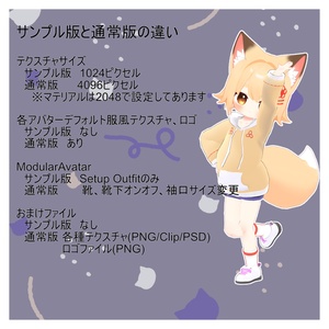 こまいぬ通りアバター対応しんぷるパーカー 缩略图 4