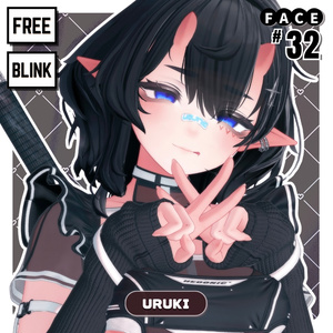 💗【FREE/無料】Uruki32Type❥動くまばたきFaceAnimations ⌖ ݁˚