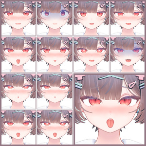 💗【FREE/無料】Kyalóng32Type❥動くまばたきFaceAnimations ⌖ ݁˚ 缩略图 5
