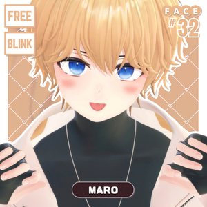 💗【FREE/無料】Maro32Type❥動くまばたきFaceAnimations ⌖ ݁˚