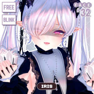 💗【FREE/無料】Iris32Type❥動くまばたきFaceAnimations ⌖ ݁˚