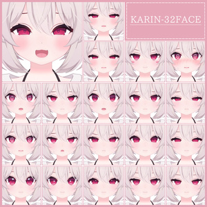 💗【FREE/無料】Karin32Type❥動くまばたきFaceAnimations ⌖ ݁˚ 缩略图 4