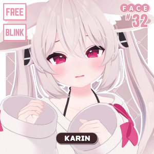 💗【FREE/無料】Karin32Type❥動くまばたきFaceAnimations ⌖ ݁˚