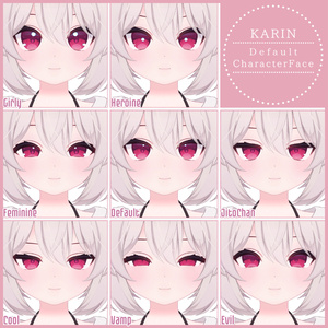 💗【FREE/無料】Karin32Type❥動くまばたきFaceAnimations ⌖ ݁˚ 缩略图 3
