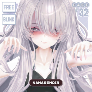 💗【FREE/無料】NanaseNoir32Type❥動くまばたきFaceAnimations ⌖ ݁˚