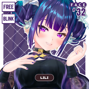 💗【FREE/無料】Lili32Type❥動くまばたきFaceAnimations ⌖ ݁˚