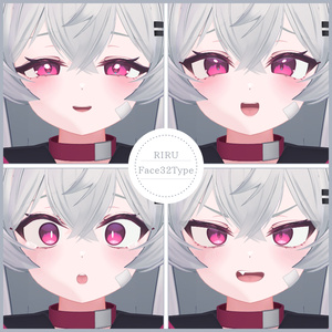 💗【FREE/無料】Riru32Type❥動くまばたきFaceAnimations ⌖ ݁˚ 缩略图 2