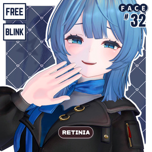 💗【FREE/無料】Retinia32Type❥動くまばたきFaceAnimations ⌖ ݁˚