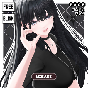 💗【FREE/無料】Misaki32Type❥動くまばたきFaceAnimations ⌖ ݁˚
