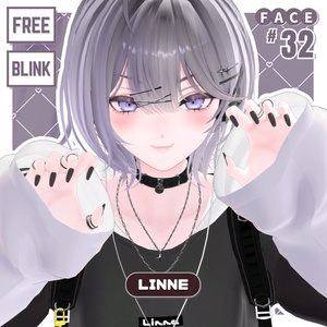 💗【FREE/無料】Linne32Type❥動くまばたきFaceAnimations ⌖ ݁˚