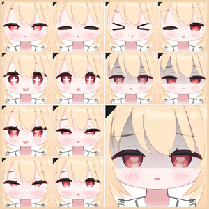 💗【FREE/無料】Miria32Type❥動くまばたきFaceAnimations ⌖ ݁˚ 缩略图 5