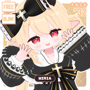 💗【FREE/無料】Miria32Type❥動くまばたきFaceAnimations ⌖ ݁˚