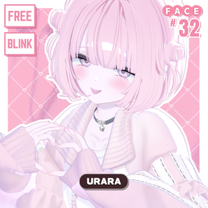 💗【FREE/無料】Urara32Type❥動くまばたきFaceAnimations ⌖ ݁˚
