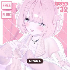 💗【FREE/無料】Urara32Type❥動くまばたきFaceAnimations ⌖ ݁˚