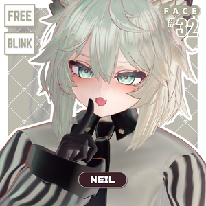 💗【FREE/無料】Neil32Type❥動くまばたきFaceAnimations ⌖ ݁˚
