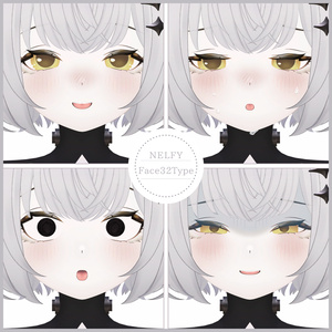 💗【FREE/無料】Nelfy32Type❥動くまばたきFaceAnimations ⌖ ݁˚ 缩略图 2