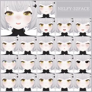 💗【FREE/無料】Nelfy32Type❥動くまばたきFaceAnimations ⌖ ݁˚ 缩略图 4