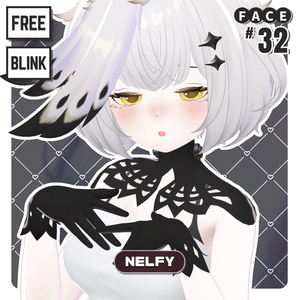 💗【FREE/無料】Nelfy32Type❥動くまばたきFaceAnimations ⌖ ݁˚