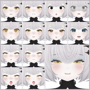 💗【FREE/無料】Nelfy32Type❥動くまばたきFaceAnimations ⌖ ݁˚ 缩略图 5