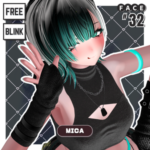 💗【FREE/無料】Mica32Type❥動くまばたきFaceAnimations ⌖ ݁˚