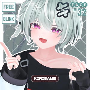 💗【FREE/無料】Kirisame32Type❥動くまばたきFaceAnimations ⌖ ݁˚